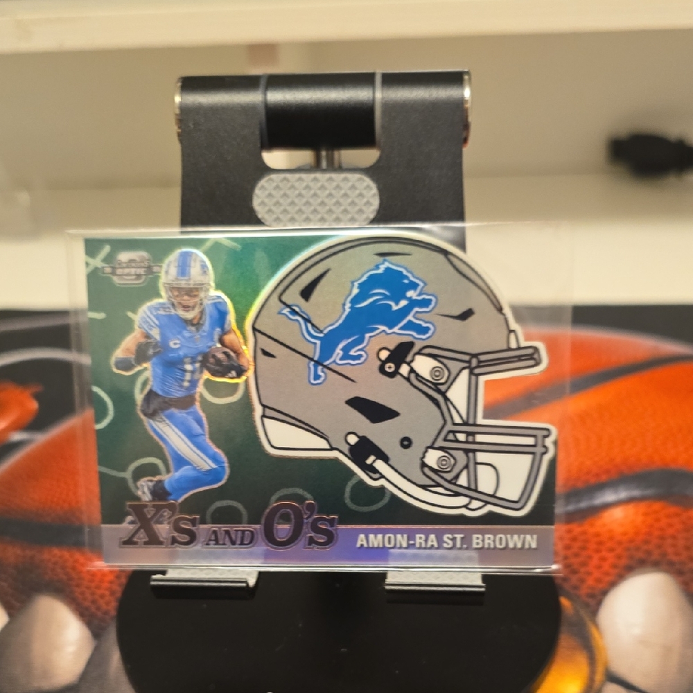 Detroit Lions Xs and Os Card
